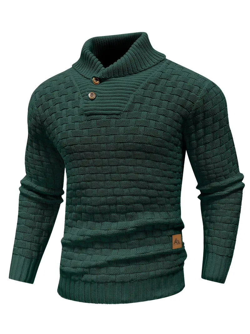 Auguste Shawl Collar Knit Jumper