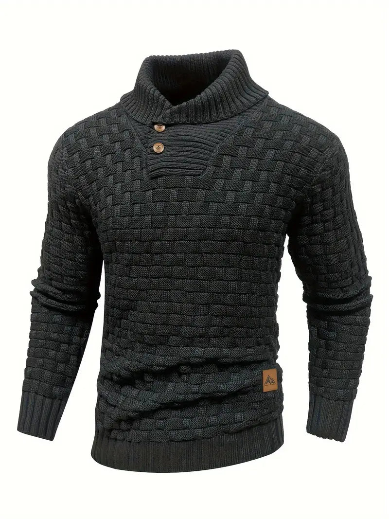 Auguste Shawl Collar Knit Jumper