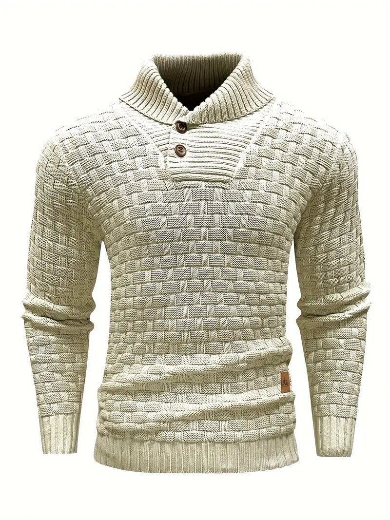 Auguste Shawl Collar Knit Jumper