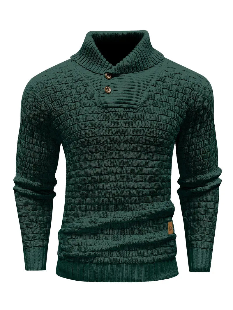 Auguste Shawl Collar Knit Jumper