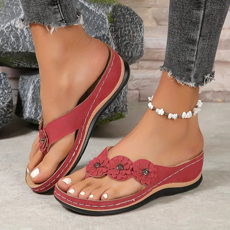 Comfort Slippers - Flowers