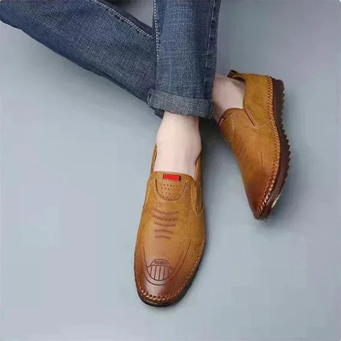Slip-On-Mokassins aus Leder für Herren - Richard 